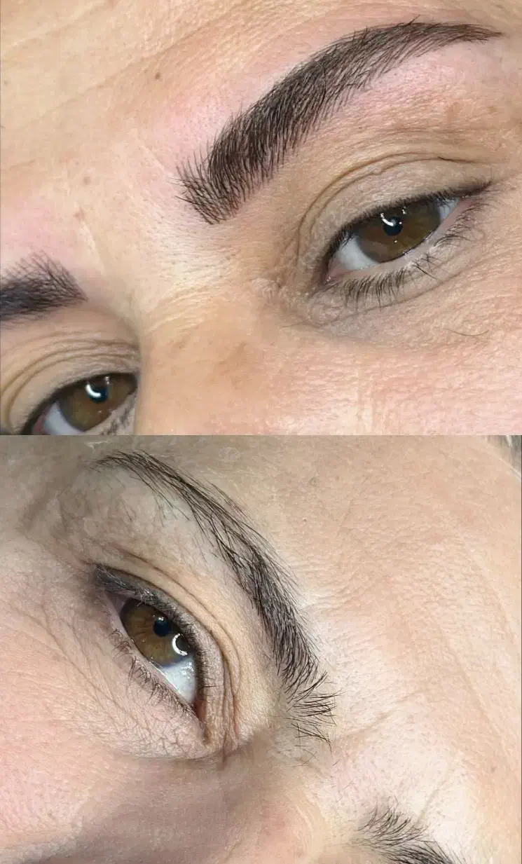 مدل ابروی نچرال برای میکروبلیدینگ،بن مژه وخط چشم|خدمات آرایشگری و زیبایی|بجنورد, |دیوار