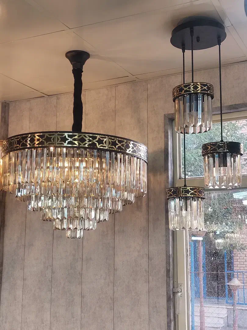 لوسترهای سهتایی آشپزخانهای|لوستر و چراغ آویز|پردیس, فاز ۸|دیوار