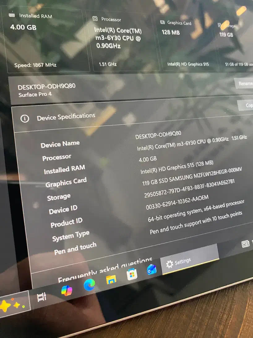 Surface pro 4 m3|تبلت|اردبیل, |دیوار