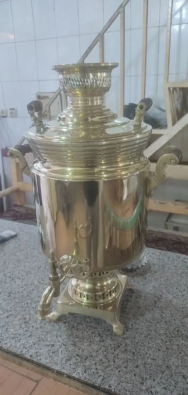 دوعددسماور ذغالی وگازی.ذغالی ۳۰ لیتر.گازی ۴۰ لیتر|سماور، چای‌ساز، قهوه‌ساز|بناب, |دیوار
