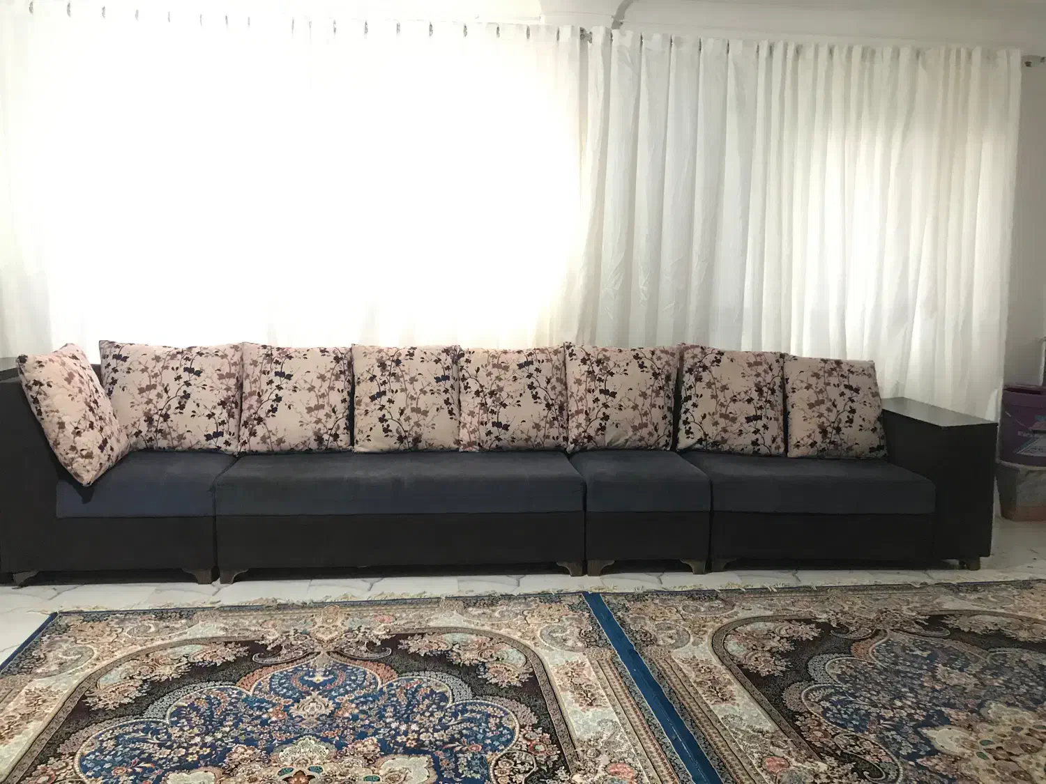 مبل ال هفت نفره|مبلمان خانگی و میز عسلی|رشت, سعدی (تختی)|دیوار