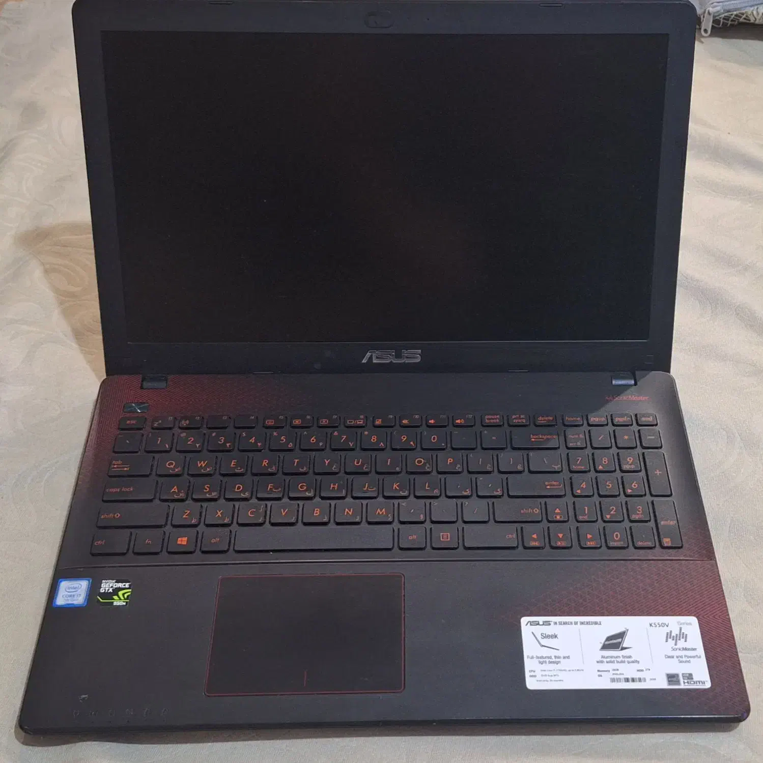 لپتاپ ASUS مدل K550V|رایانه همراه|همدان, |دیوار