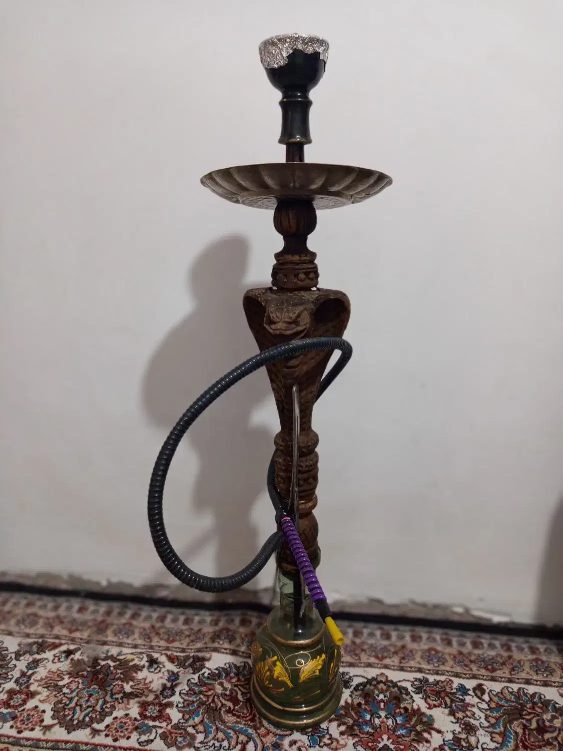 سلام قلیان دوسیب تنه ماری با گوشی ساده هم معاوضه|کلکسیون و سرگرمی|خزل, |دیوار