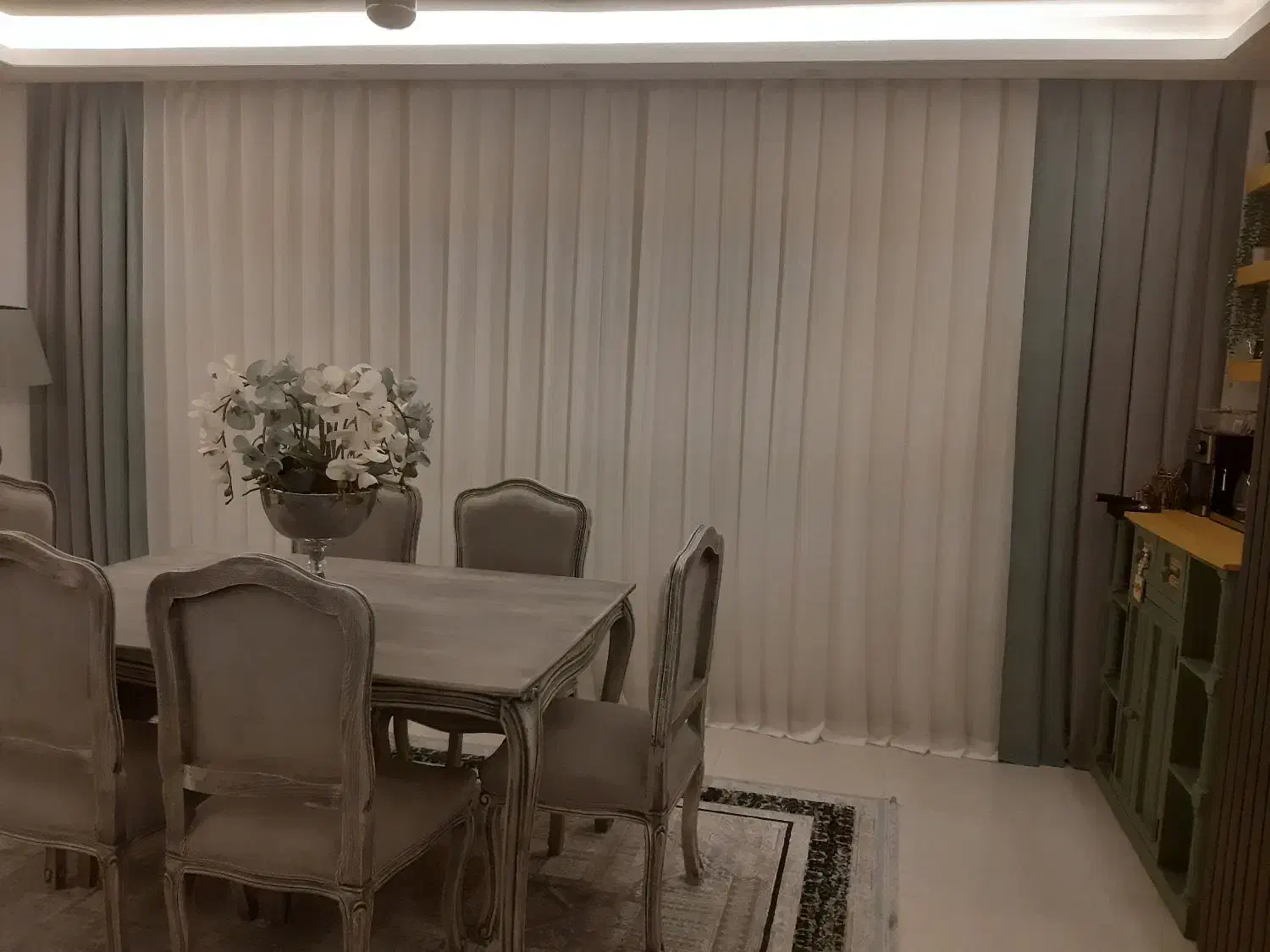 پرده پذیرایی و پرده زبرا اشپزخونه|پرده، رانر، رومیزی|رشت, پل تالشان|دیوار