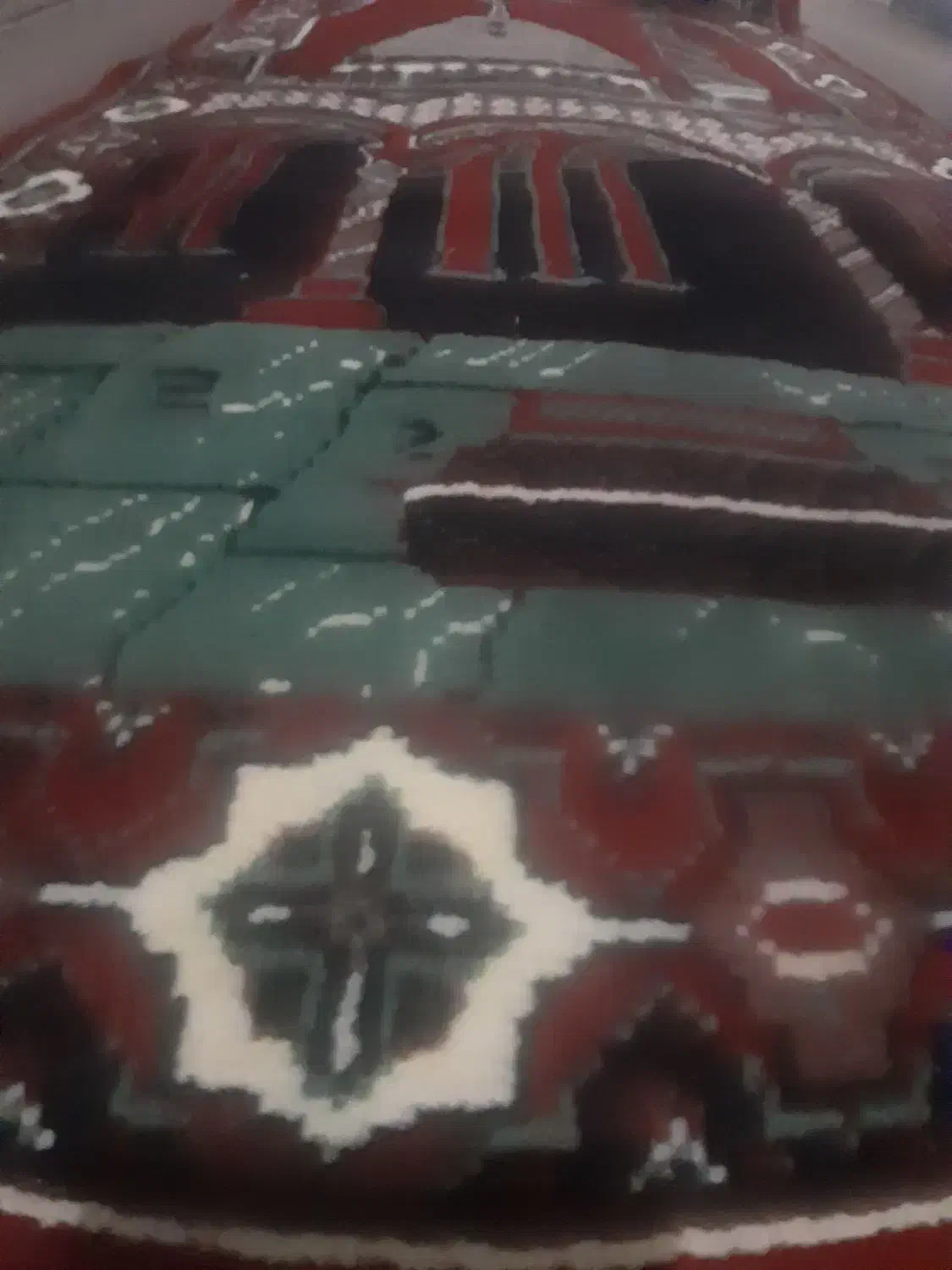 قالیچه قدیمی نماز سالم و تمیز بدون استفاده زیرقیمت|فرش|آزادشهر, |دیوار