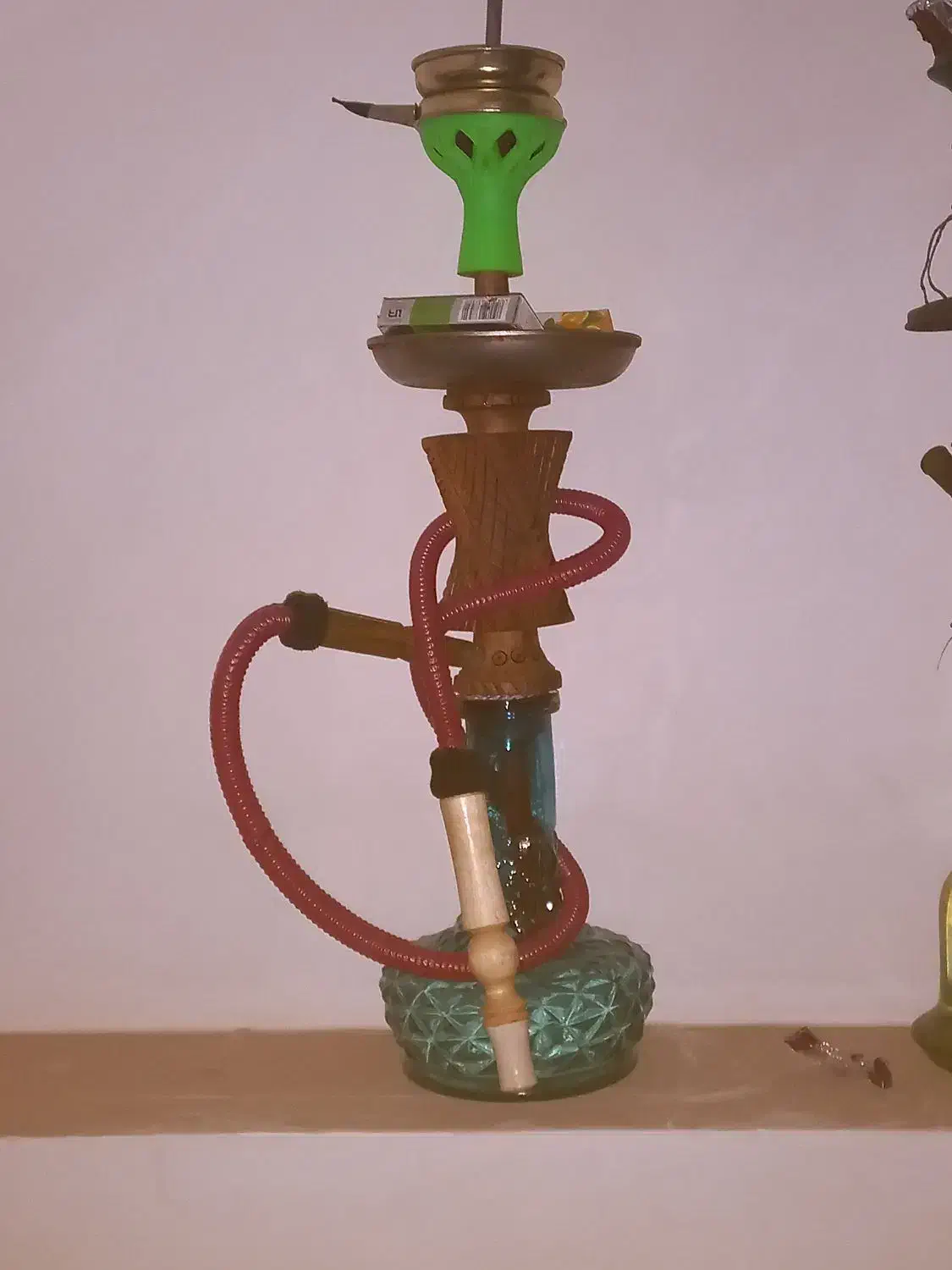 قلیان چوب گردو اصل|زیورآلات و اکسسوری|رباط‌کریم, الارد|دیوار