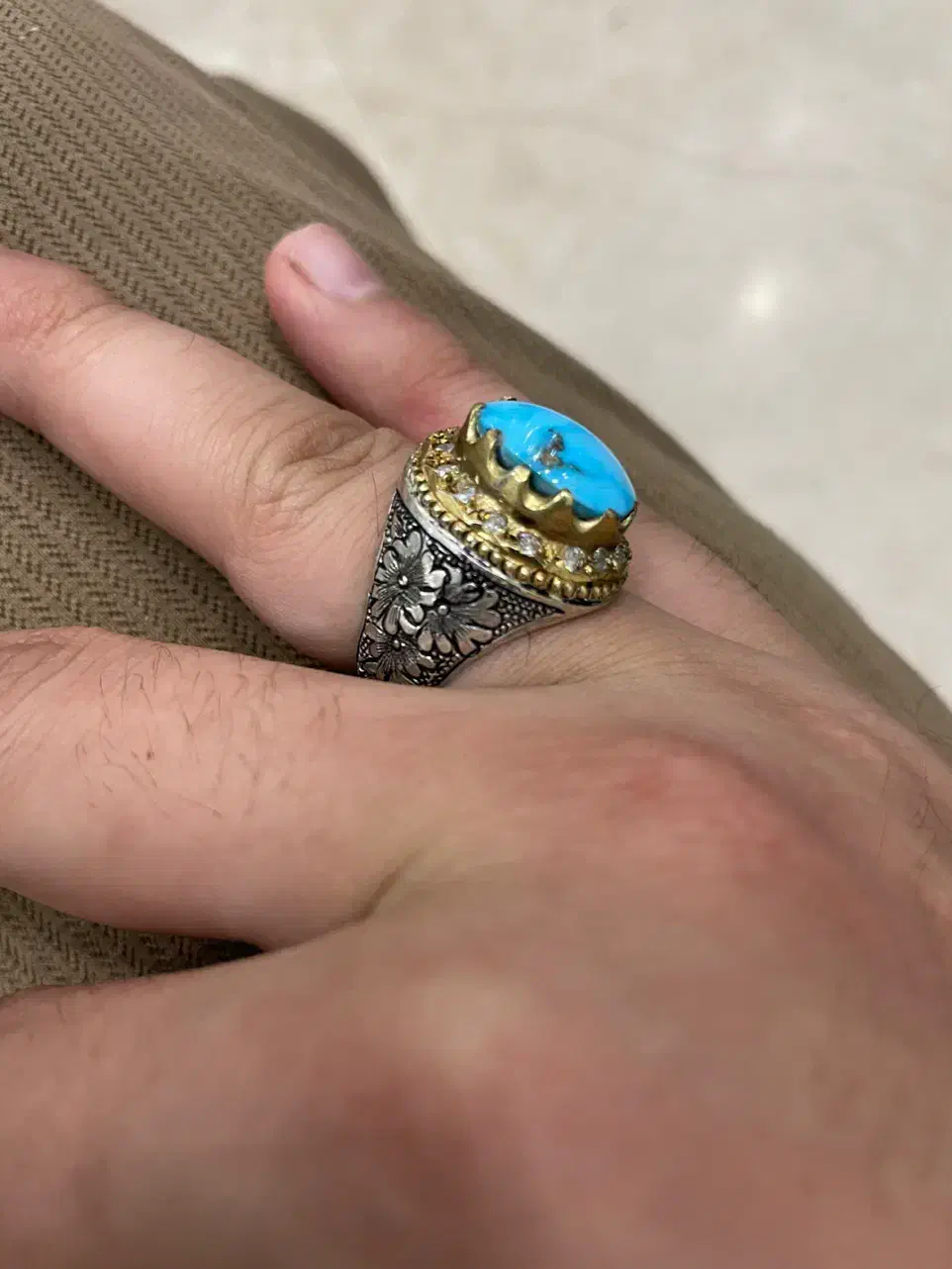انگشتر فیروزه نیشابور|جواهرات|مشهد, دانشجو|دیوار