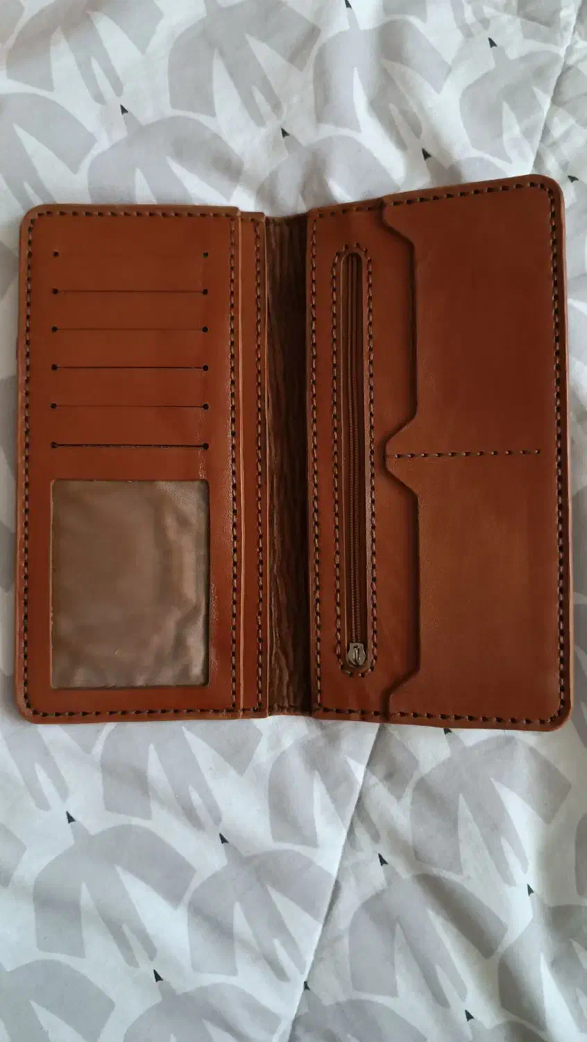 کیف پول چرم کتی|کیف، کفش، کمربند|مشکیندشت, |دیوار