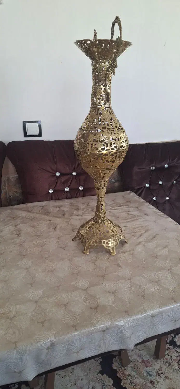 گلدان برنجی|صنایع دستی و سایر لوازم تزئینی|مرند, |دیوار