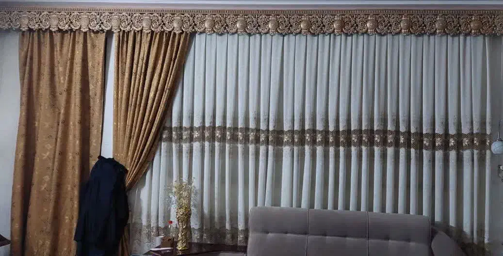 پرده|پرده، رانر، رومیزی|مشهد, تربیت (صدف)|دیوار