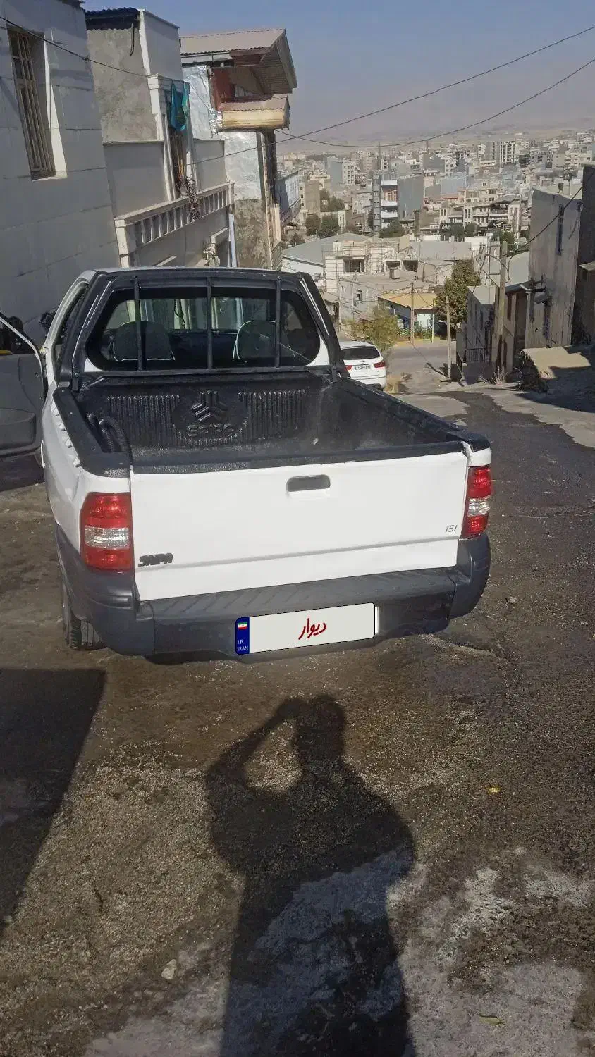 پراید وانت ۹۵ دو گانه کارخانه|خودرو سواری و وانت|دورود, |دیوار