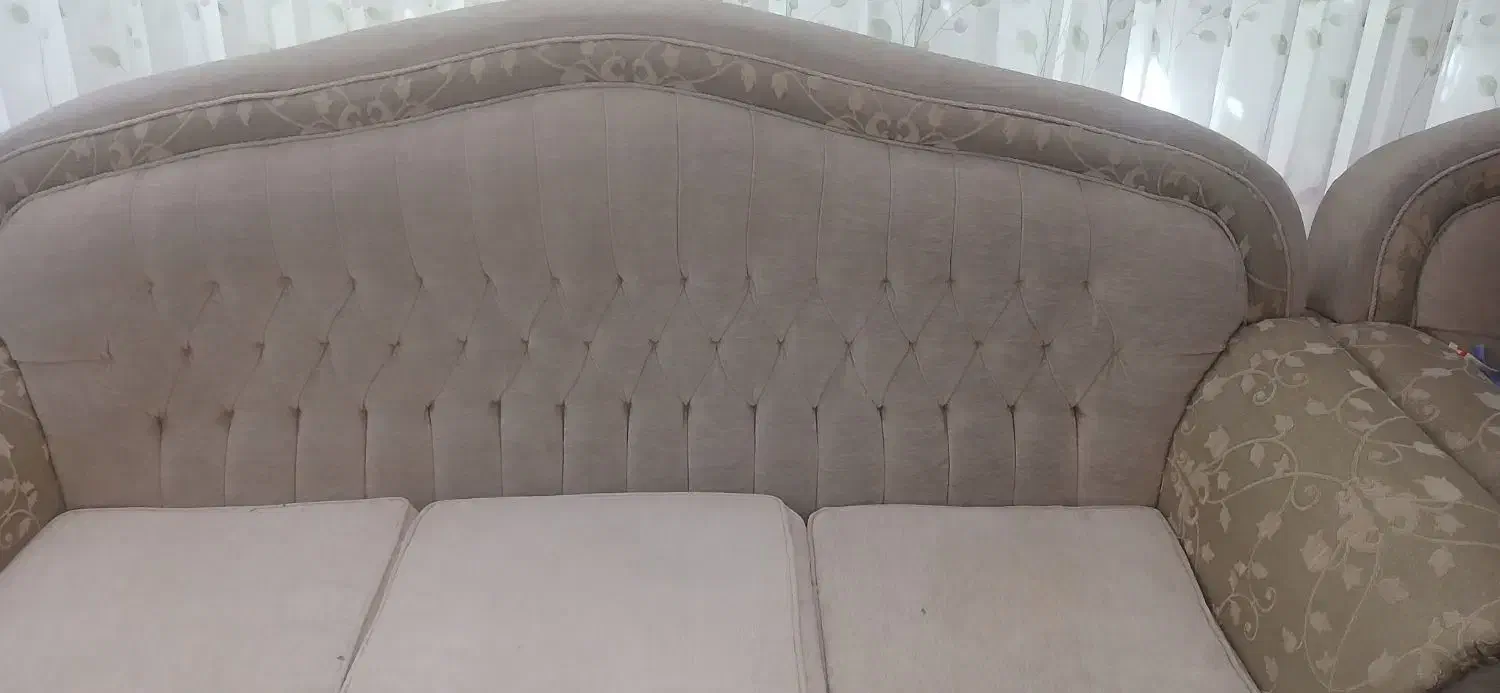 مبل ۵ نفره سالم و تمیز یک دو نفره یک سه نفره|مبلمان خانگی و میز عسلی|ملایر, |دیوار