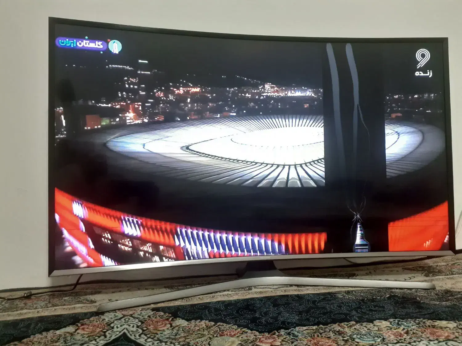 ال ای دی منحنی سامسونگ اسمارت 49 اینچ|تلویزیون و پروژکتور|تبریز, |دیوار