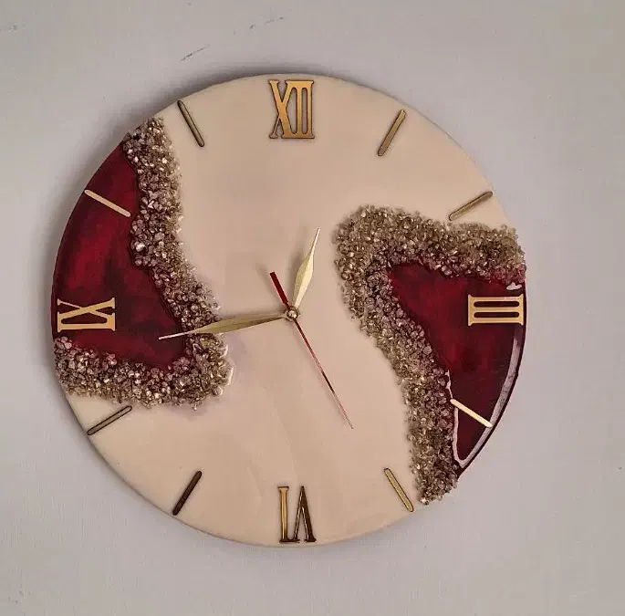 ساعت دیواری رزینی|ساعت دیواری و تزئینی|چالوس, |دیوار