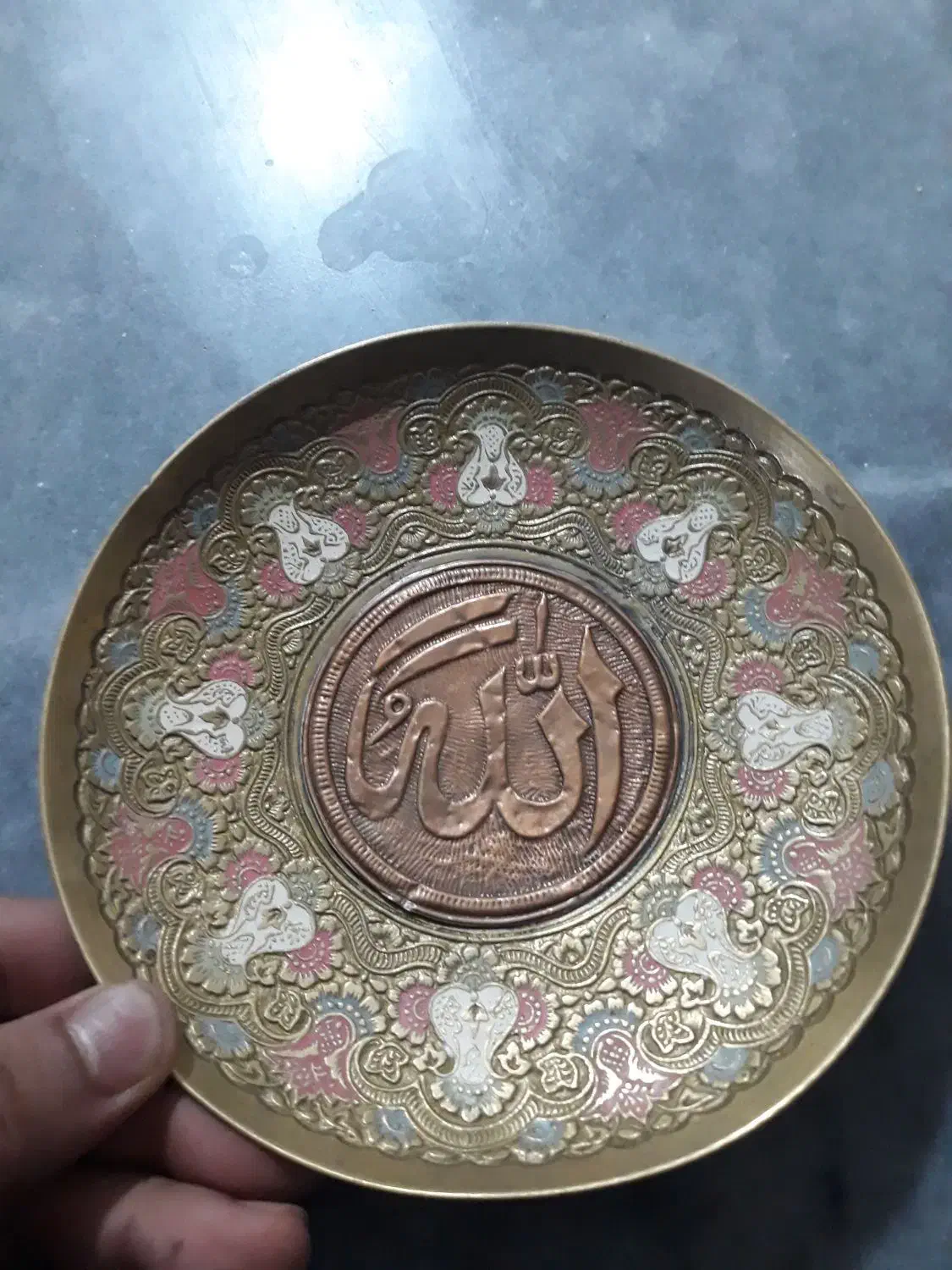 دیوارکوب بانام زیبای الله|کلکسیون اشیاء عتیقه|کلاله, |دیوار