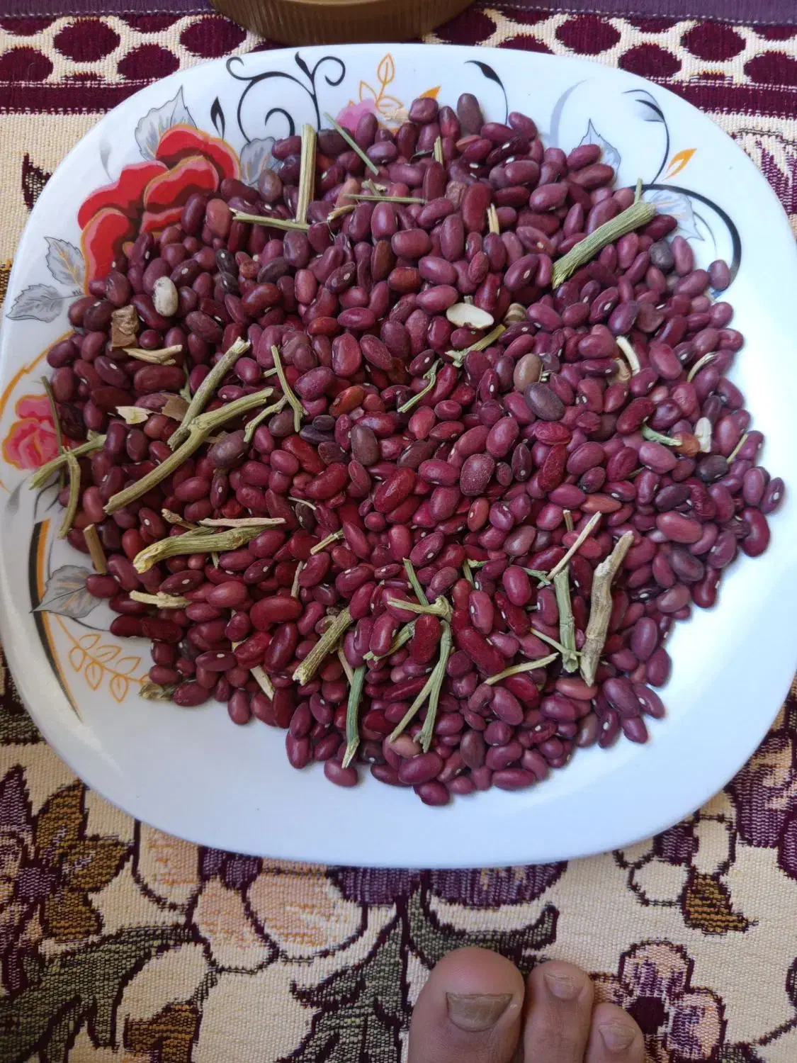 لوبیا قرمز خورشتی|خوردنی و آشامیدنی|زاغه, |دیوار