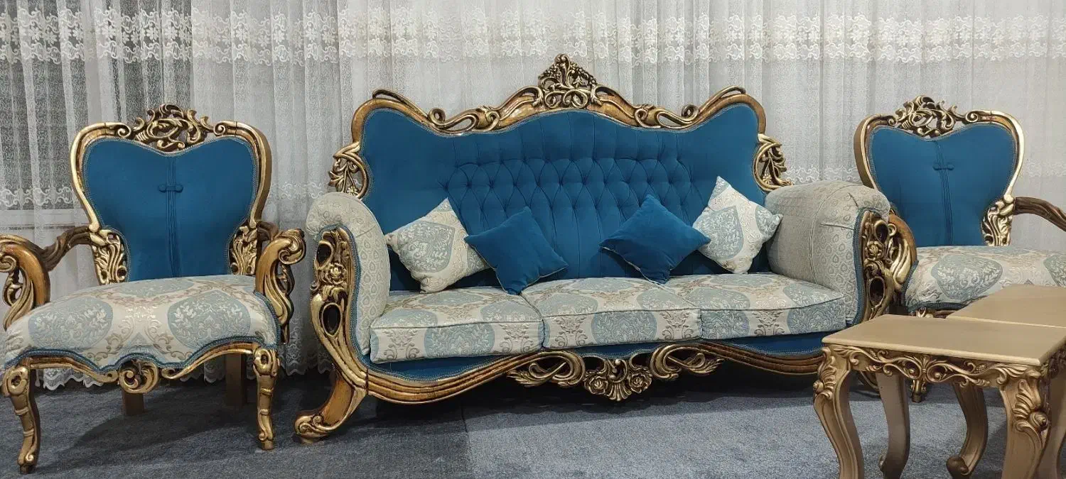 مبل ۷نفره شیک و زیبا|مبلمان خانگی و میز عسلی|ایلام, |دیوار