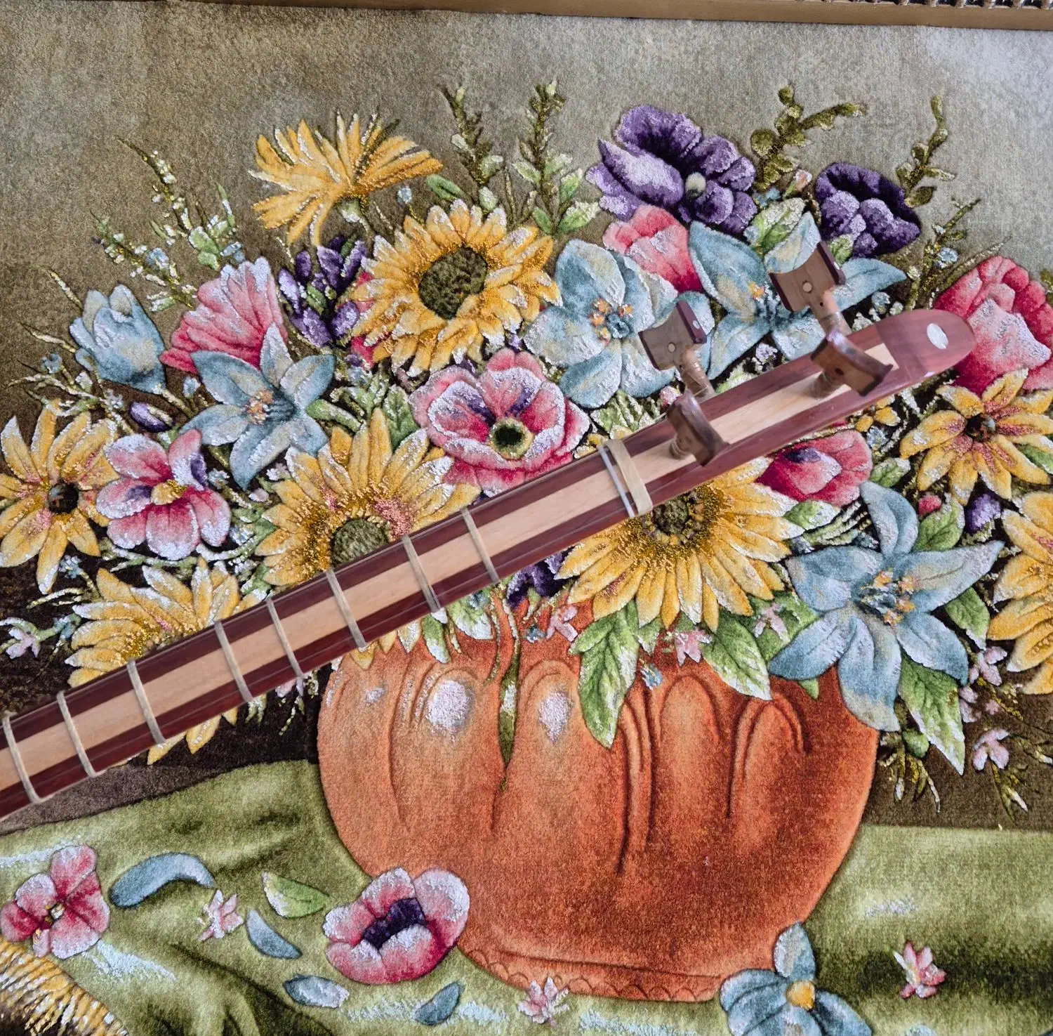 سه تار الگو کمالیان کاسه بزرگ|سازهای سنتی|ورامین, ورامین|دیوار