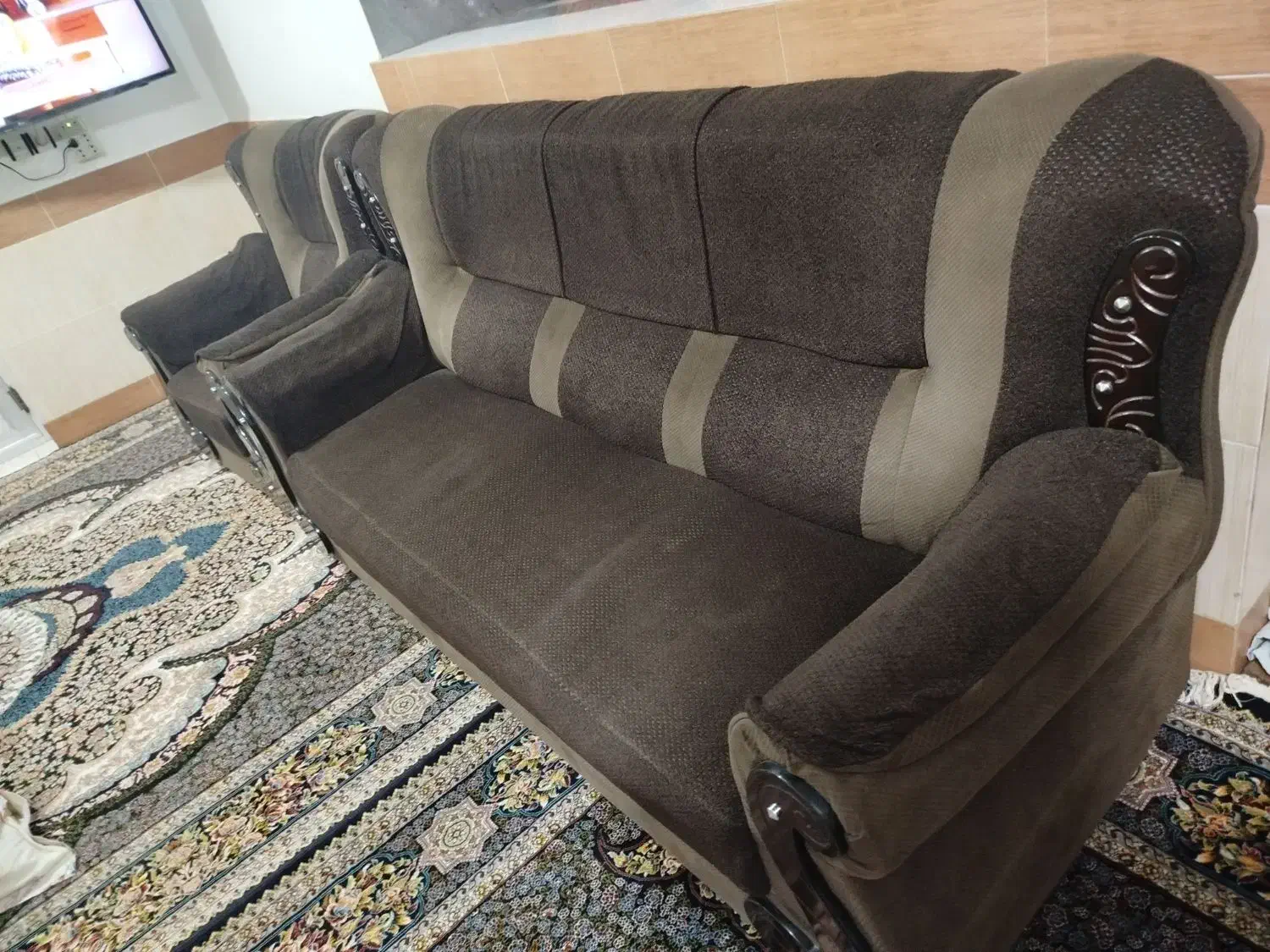 مبل هفت نفره|مبلمان خانگی و میز عسلی|گنبد کاووس, |دیوار