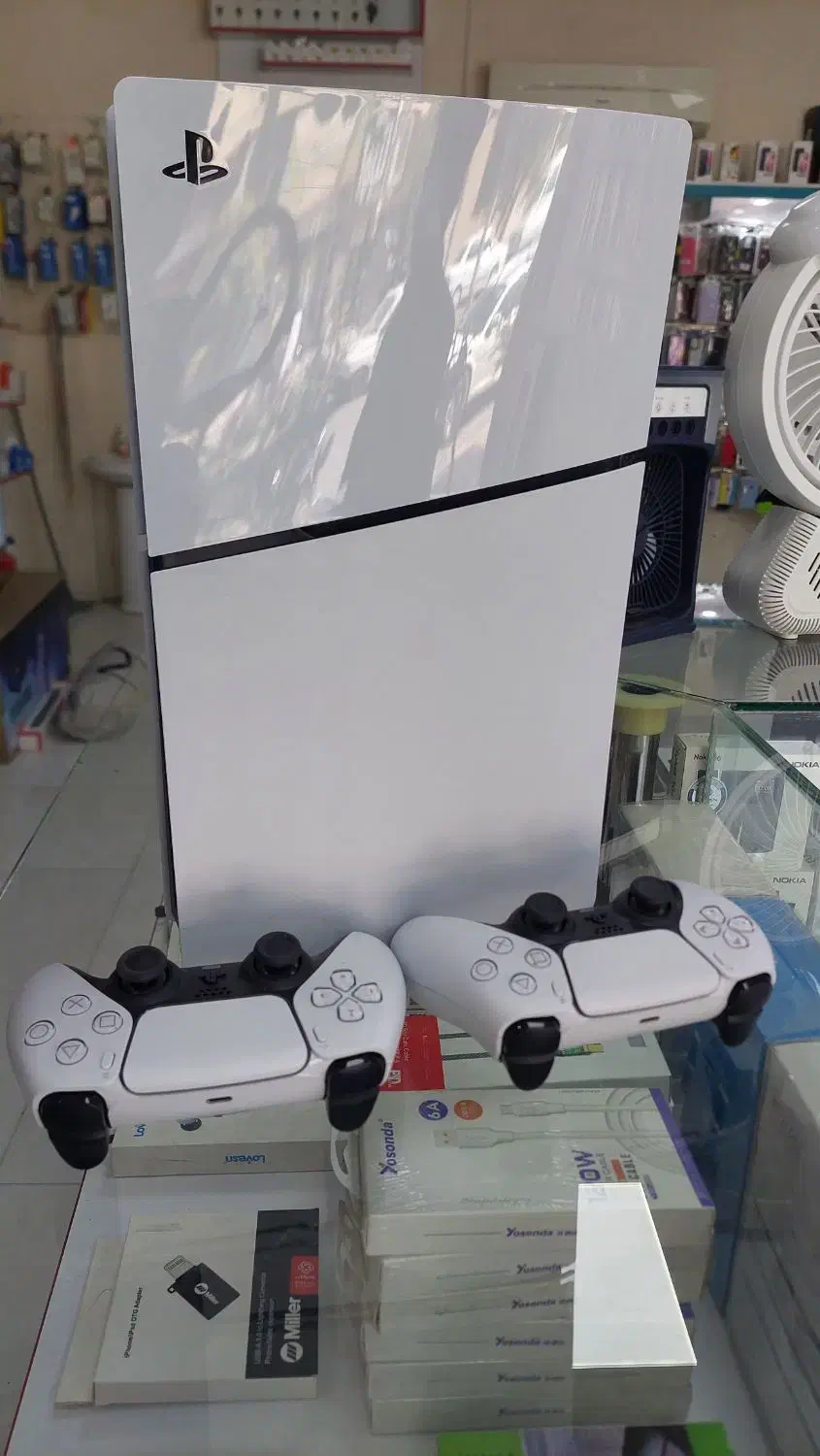 ps5 slim دو دسته فول بازی|کنسول، بازی ویدئویی و آنلاین|جهرم, |دیوار