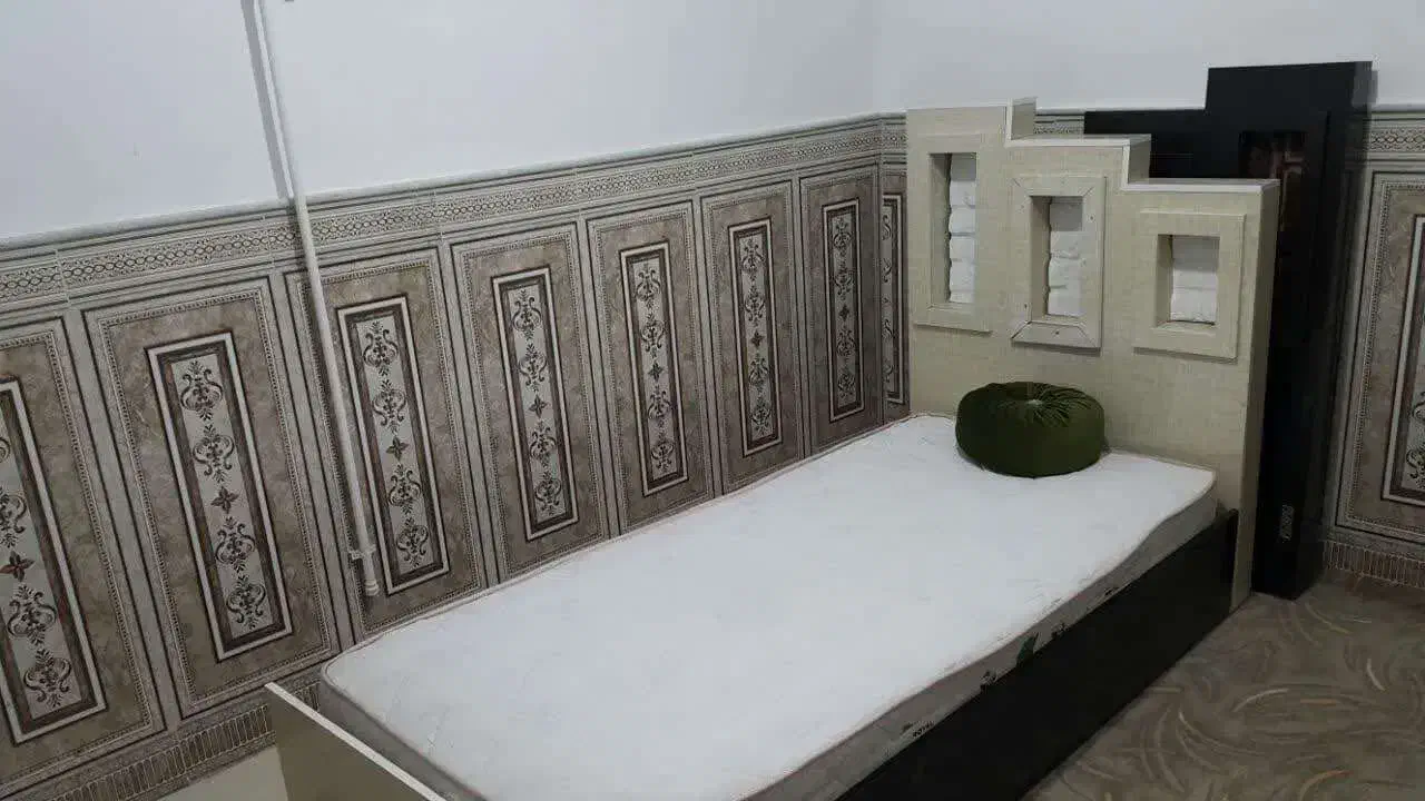 تخت خواب ام دی اف|تخت و سرویس خواب|قم, زینبیه|دیوار