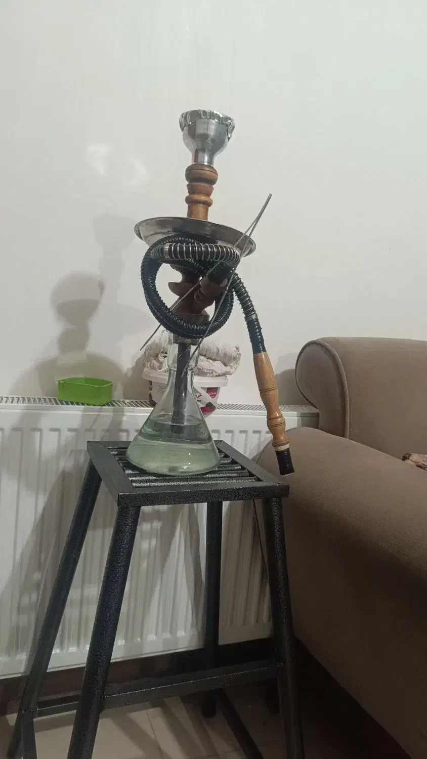 قلیان چوب زرد سه ساله|کلکسیون و سرگرمی|ایلام, |دیوار