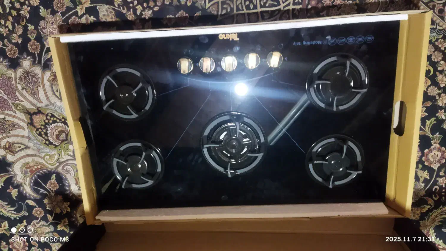 گاز برقی پنج شعله مارک TEKNO..TG503|اجاق گاز و لوازم برقی پخت‌وپز|چابهار, |دیوار