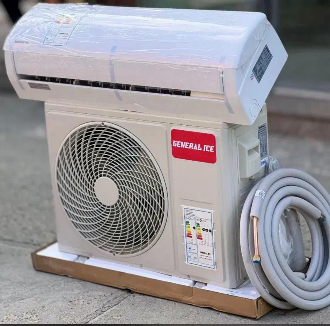 دوتکه جنرال آیس فوق‌العاده عالی و قیمت مناسب|کولر گازی و فن‌کوئل|چاروسا, |دیوار