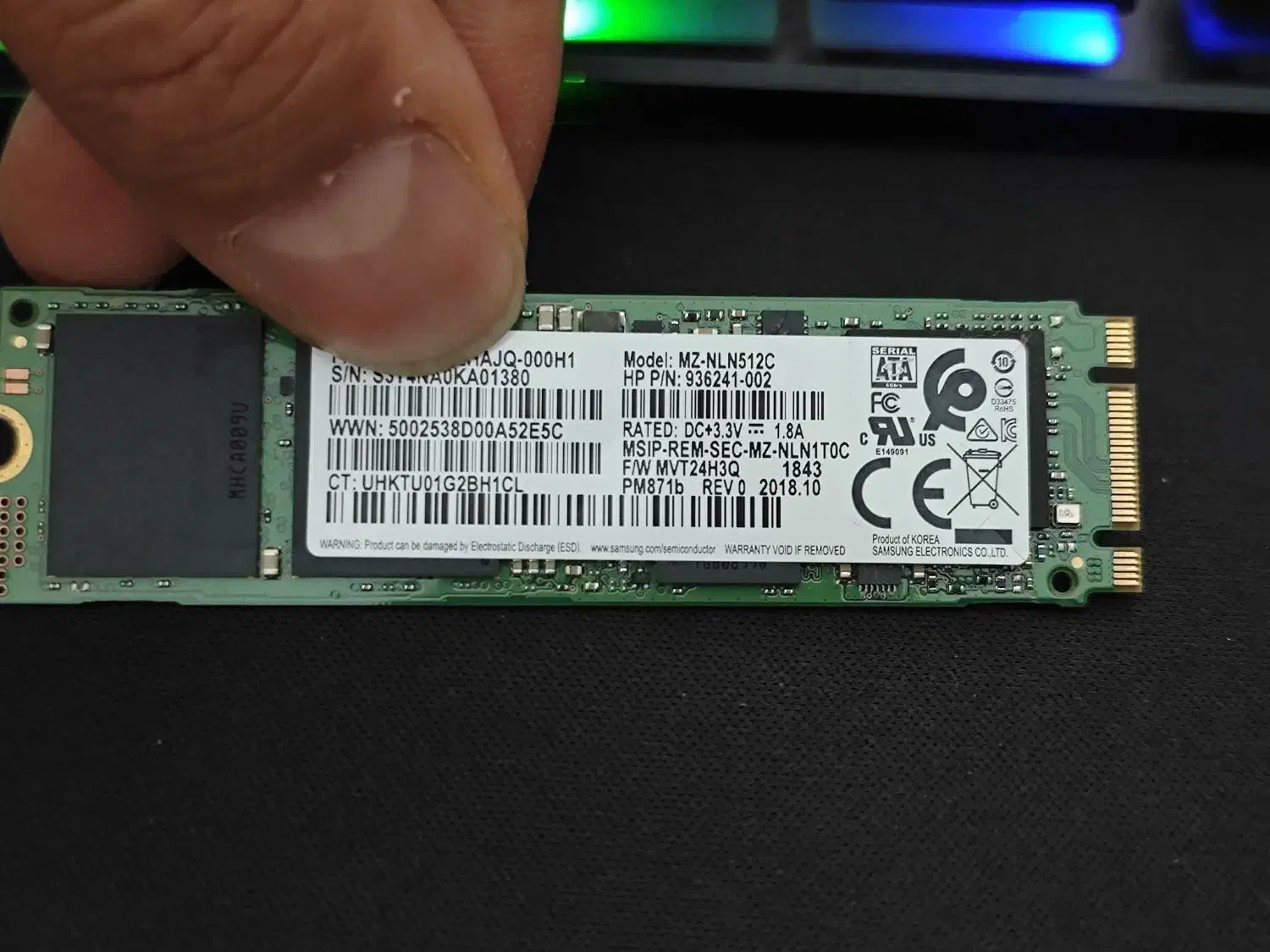 هارد اس اس دی سامسونگ ۵۱۲گیگ 512GB SSD M2 Samsung|قطعات و لوازم جانبی رایانه|کرج, باغ سیب|دیوار