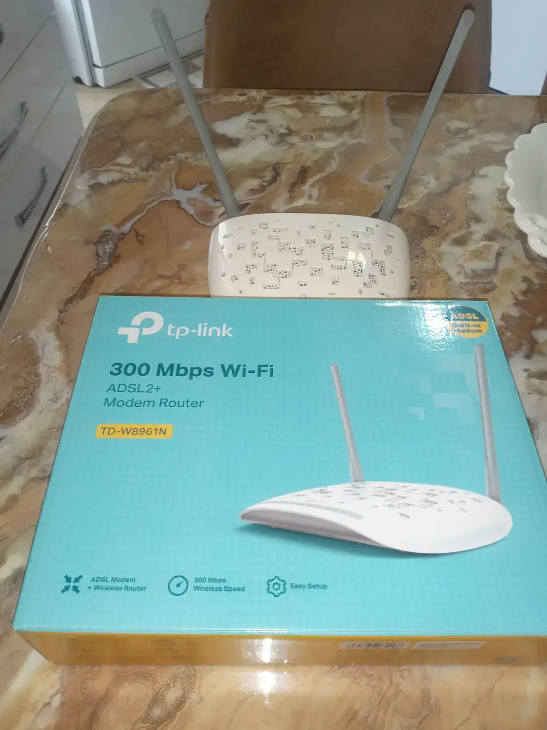 مودم  tplinkتیپ لینک ADSL +  نو|مودم و تجهیزات شبکه|تبریز, |دیوار