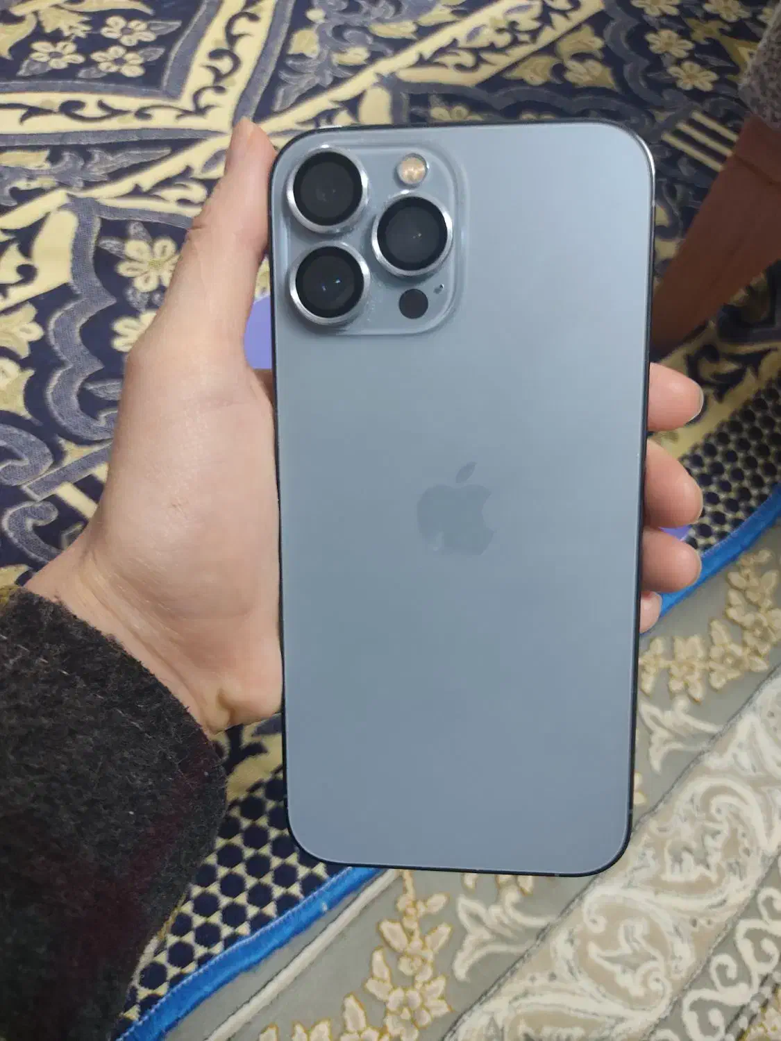 آیفون ۱۳ مکس لاکاغذی آبی/ معاوضه با طلا|موبایل|اصفهان, شهرک سلامت|دیوار