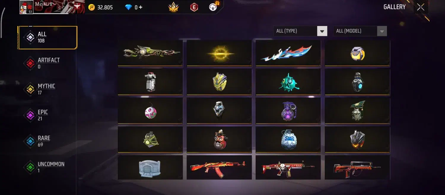 اکانت فری فایر|کنسول، بازی ویدئویی و آنلاین|کهنوج, |دیوار