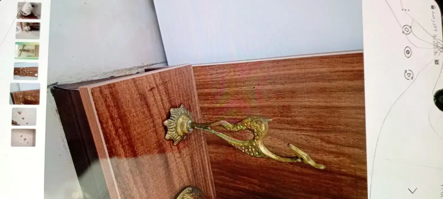 شمعدانی وسایل دکوری برنز|مجسمه، تندیس، ماکت|تهران, دهقان|دیوار