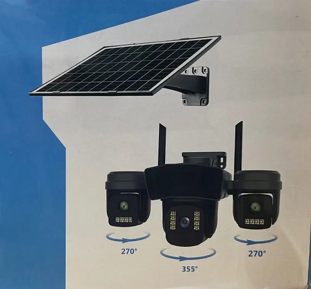 دوربین سیمکارتی سه لنز بدون نیاز به برق و سیم کشی|دوربین مداربسته|شهریار, شهریار|دیوار