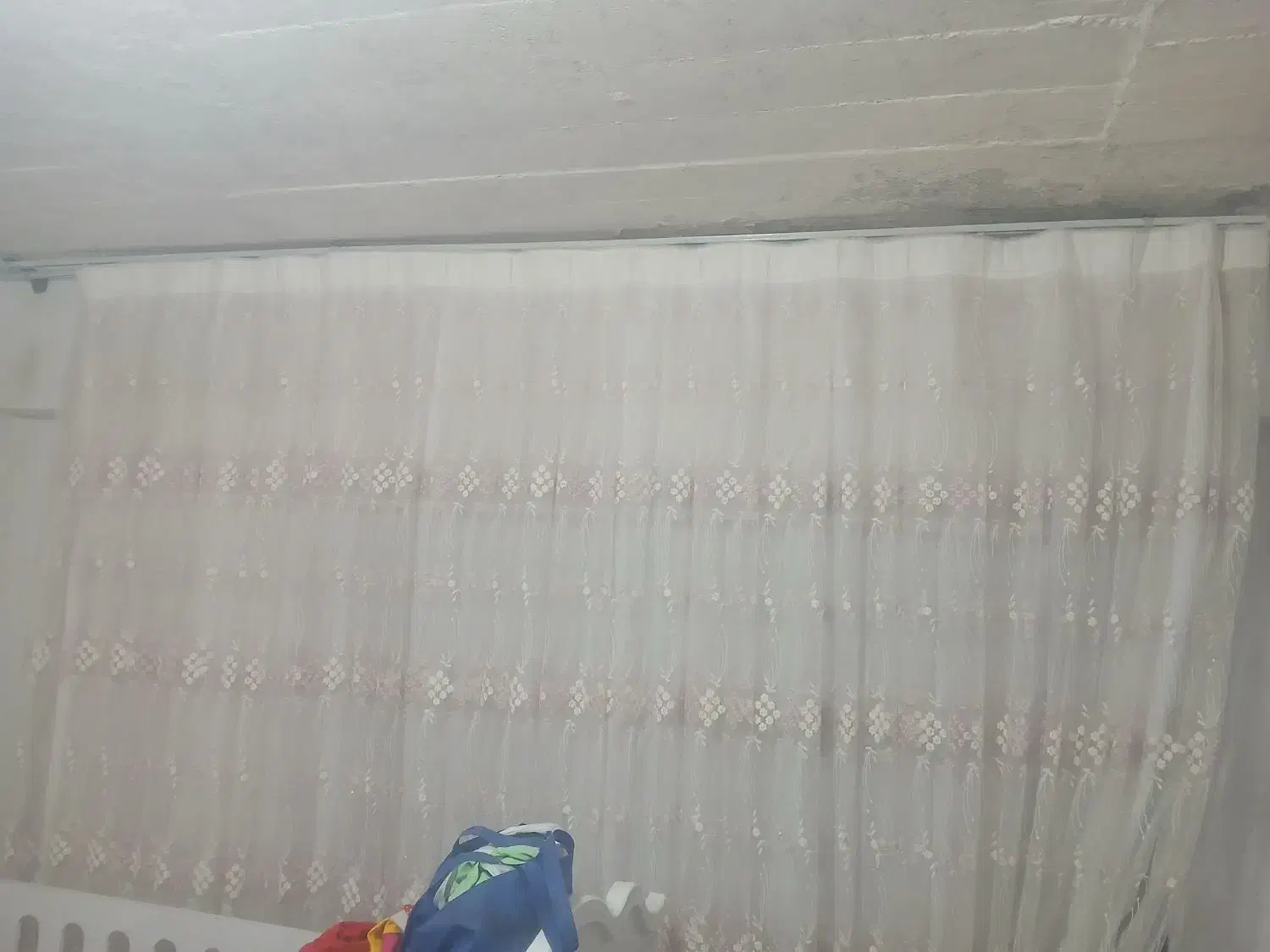 پرده سه متری تمیزبااستری|پرده، رانر، رومیزی|کبودرآهنگ, |دیوار