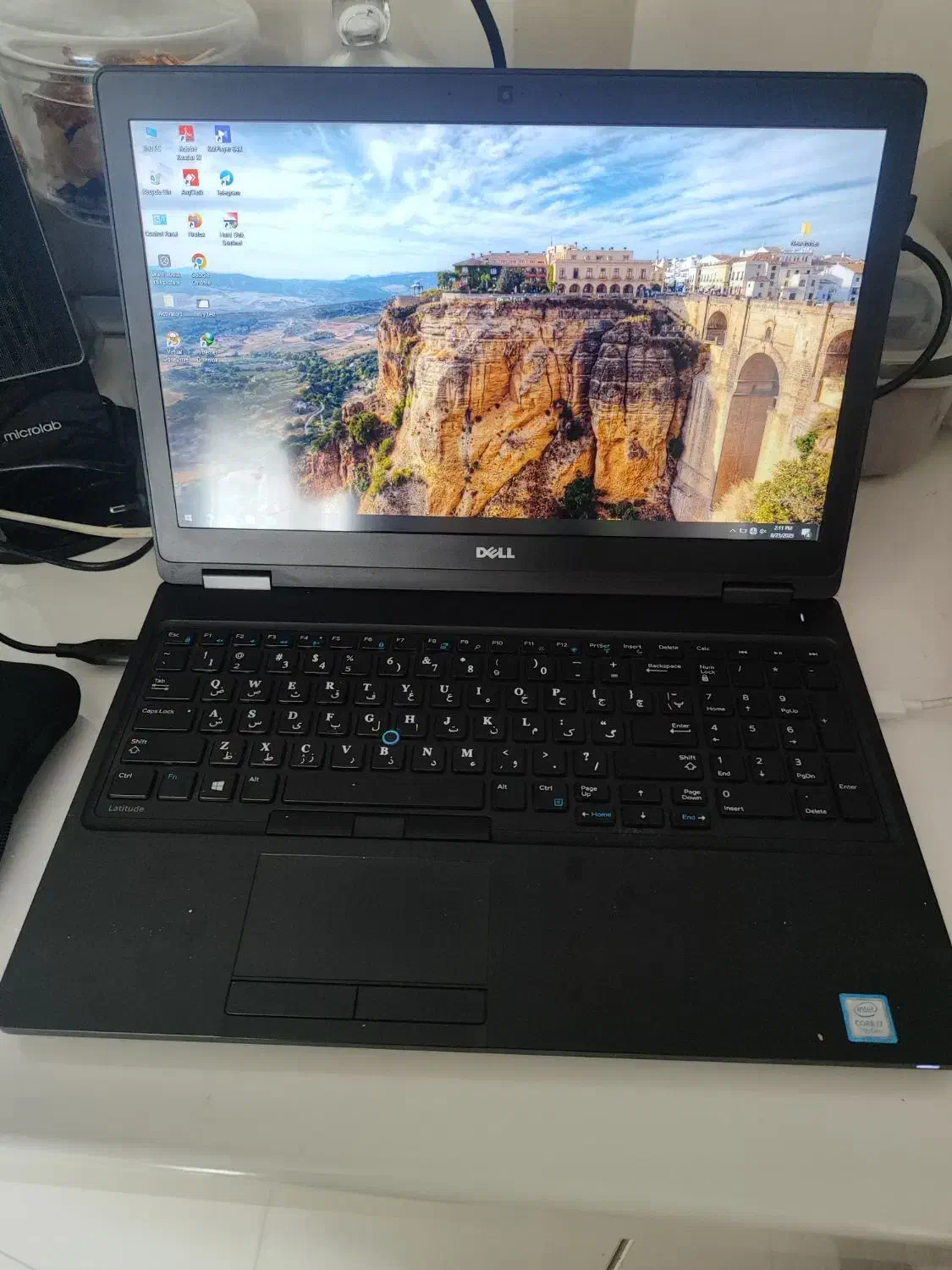 لپتاپ dell 5580 i7 نسل هفت|رایانه همراه|بجنورد, |دیوار