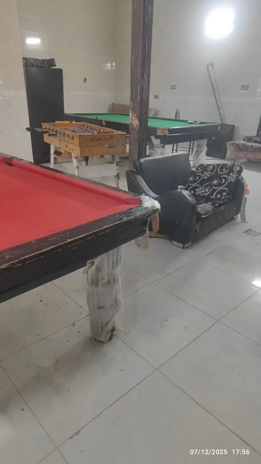 فروش یکجا میز پینگ پنگ بیلیارد و فوتبالدستی|تجهیزات ورزشی|اردبیل, |دیوار