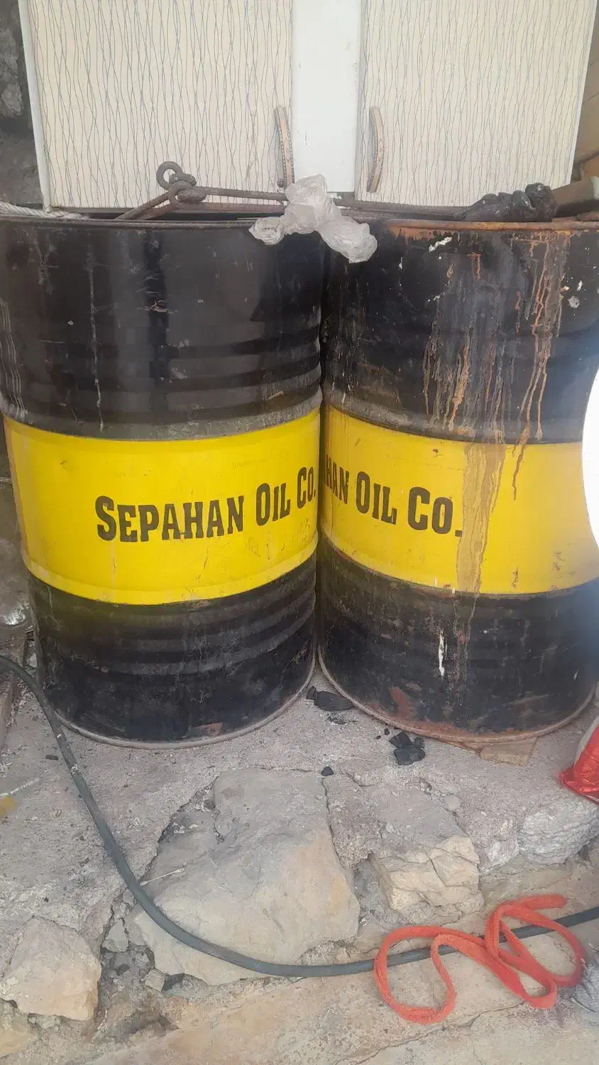 دوعدد بشکه ۲۰۰لیتری|ماشین‌آلات صنعتی|مسجد سلیمان, |دیوار