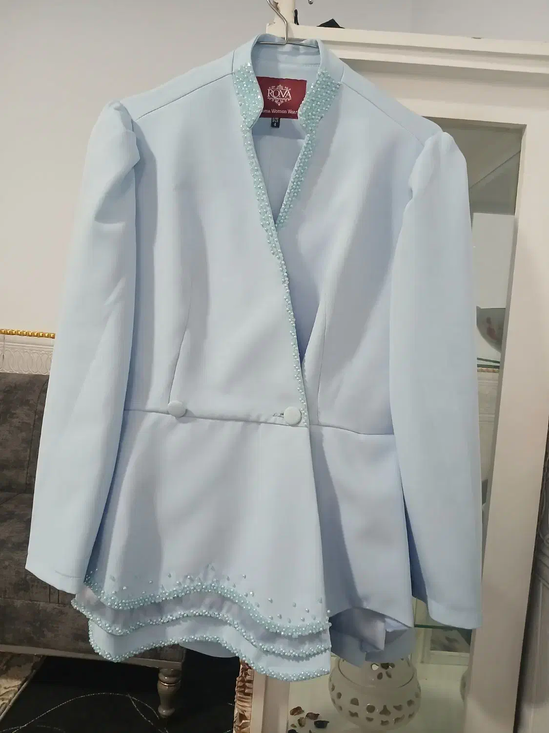 کت وشلوار مجلسی سنگ دوزی سایز ۴|لباس|رباط‌کریم, رباط‌کریم|دیوار