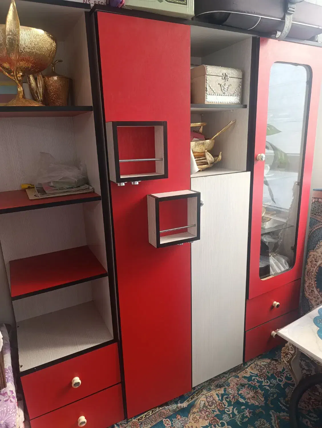 کمد سه تیکه کودک|تخت و سرویس خواب|تهران, جمال‌زاده|دیوار