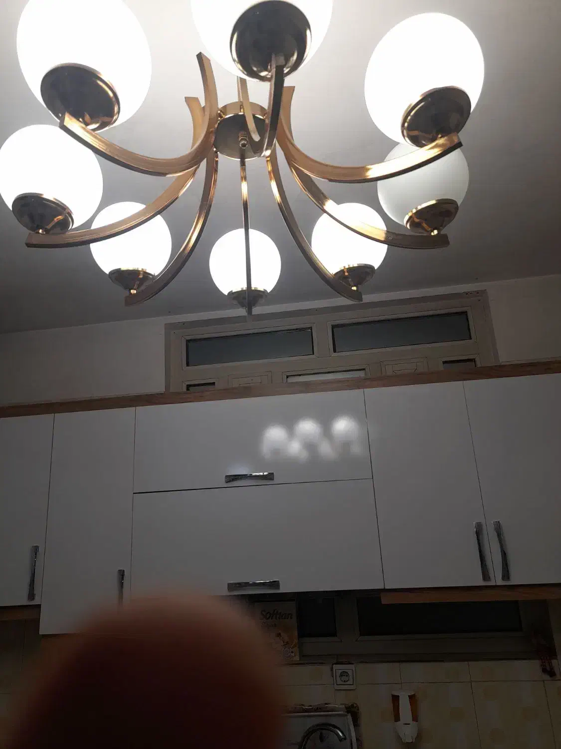 لوستر|لوستر و چراغ آویز|گناباد, |دیوار