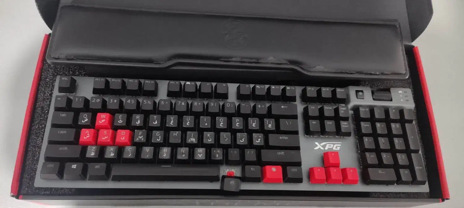 کیبورد گیمینگ ای دیتا XPG SUMMONER RED Switch|قطعات و لوازم جانبی رایانه|تهران, دردشت|دیوار