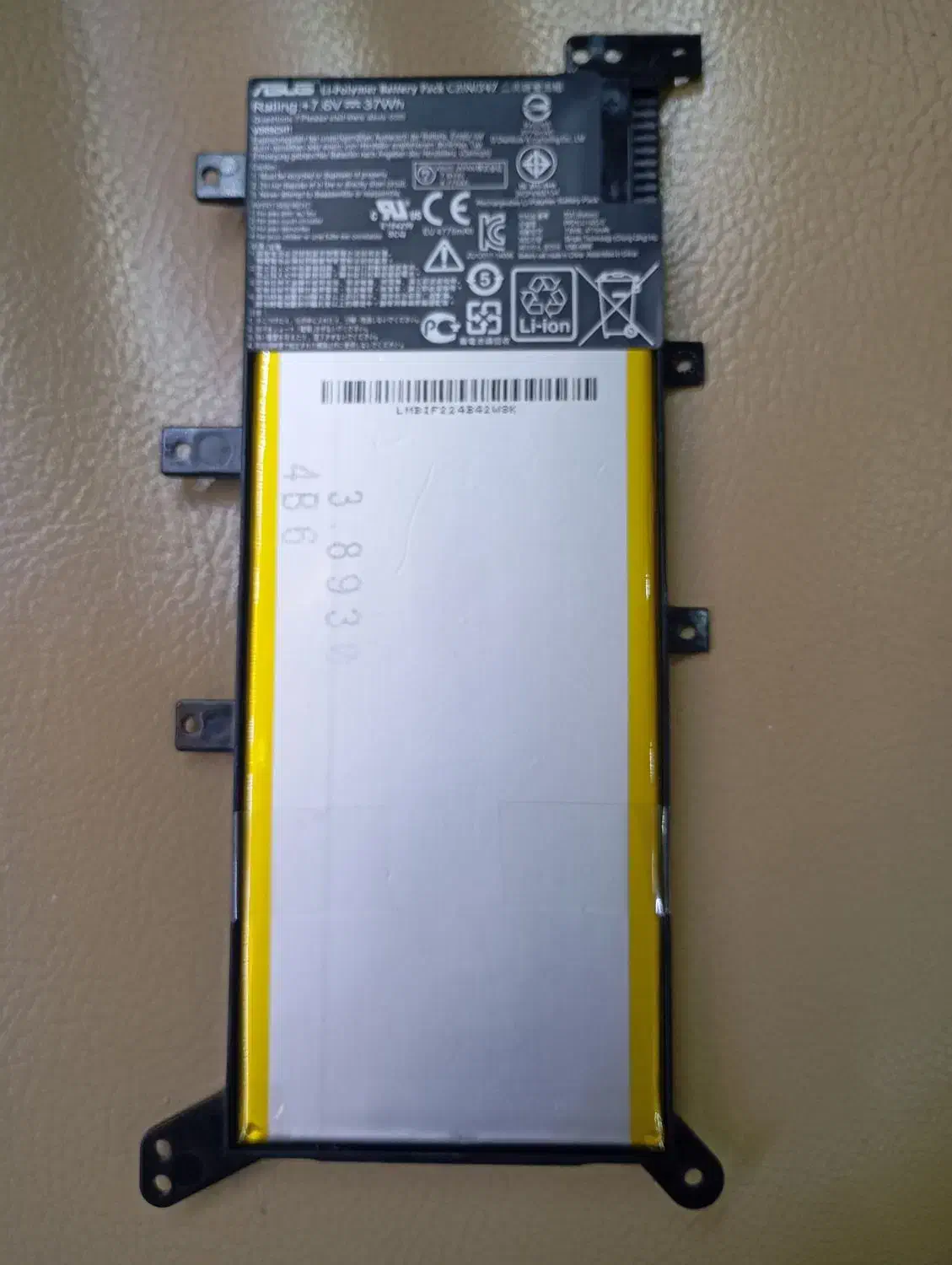 باطری لپ تاپ اورجینال asus|قطعات و لوازم جانبی رایانه|رباط‌کریم, رباط‌کریم|دیوار