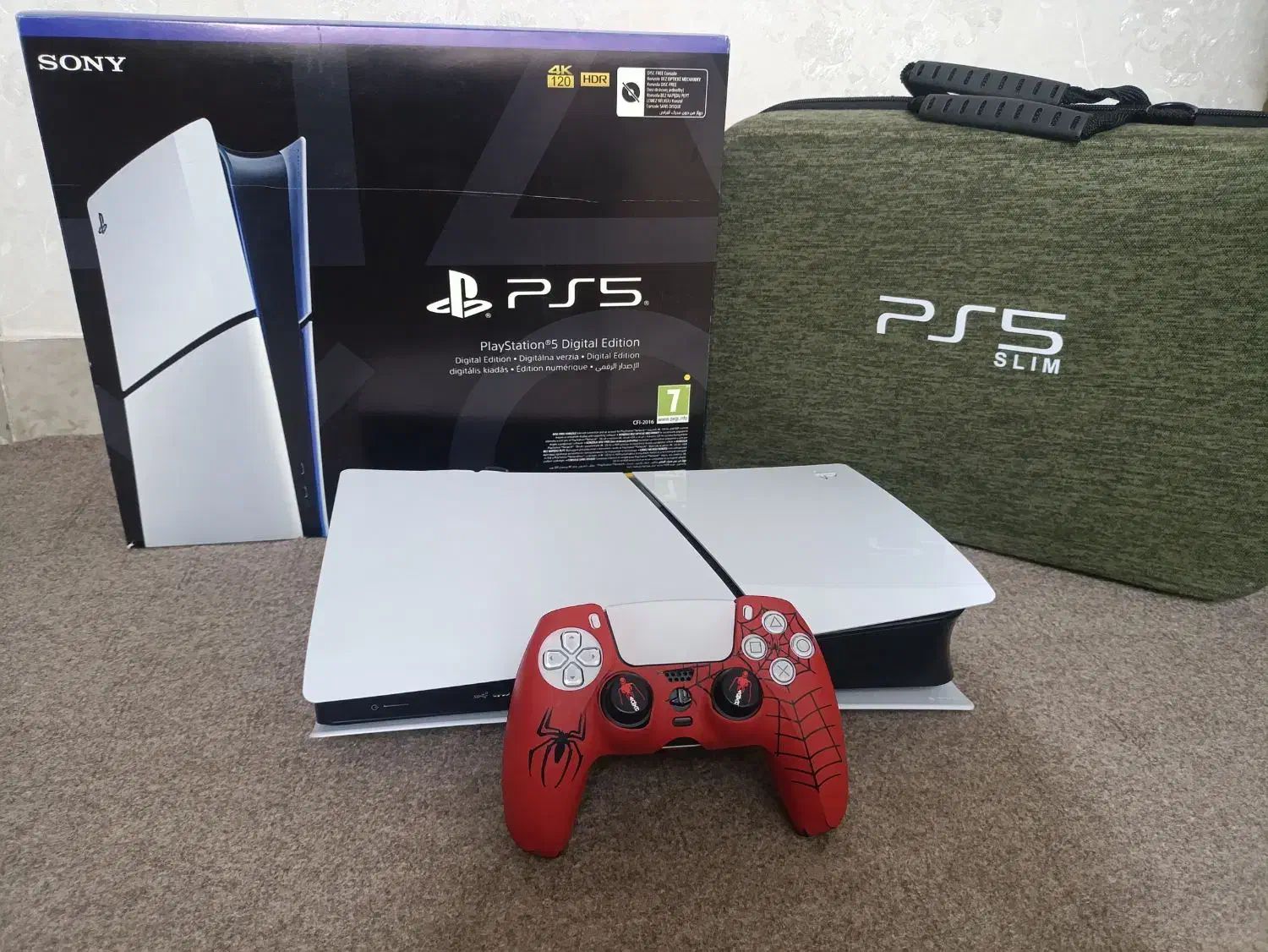 فروش PlayStation 5 slim Digital نو + کیف و بازی|کنسول، بازی ویدئویی و آنلاین|ورامین, ورامین|دیوار