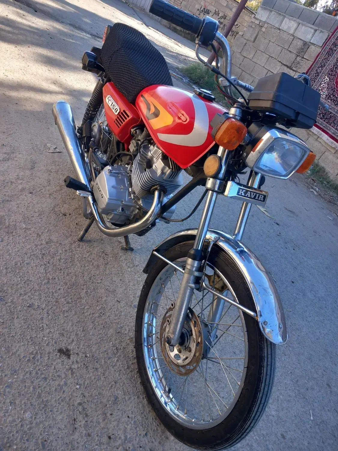 متور۱۵۰کبیرمدل۹۰مدارک کامل سنداماده انتقال|موتورسیکلت|رامیان, |دیوار