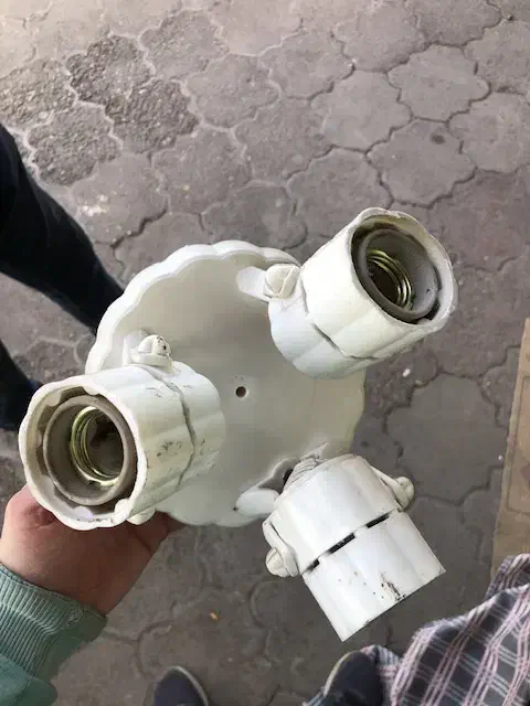 سرپیچ چراغ سقفی|لامپ و چراغ|خمام, |دیوار