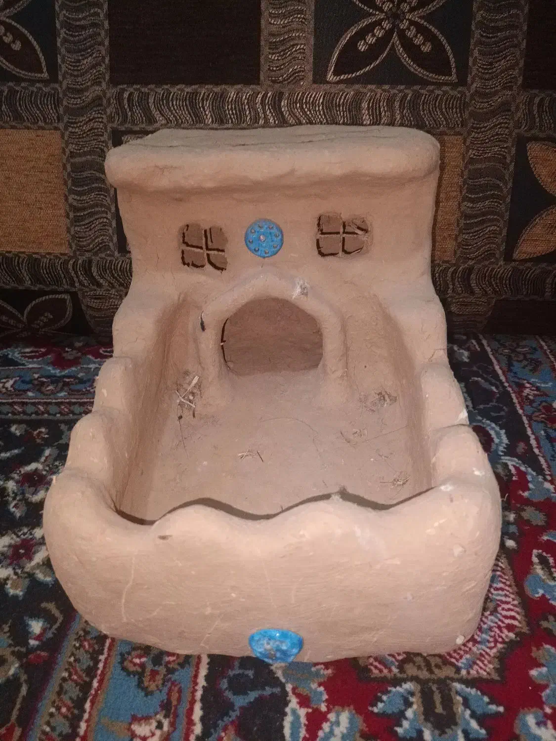 منقل گلی|صنایع دستی و سایر لوازم تزئینی|آبدانان, |دیوار