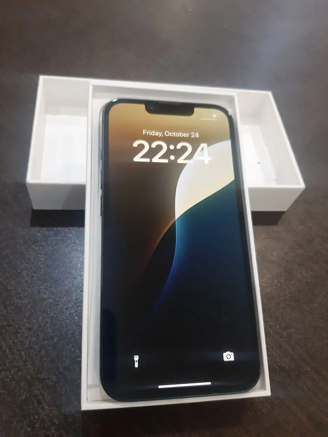 آیفون ۱۳ دوسیم مشکی ۱۲۸ گیگ درحدنو|موبایل|رشت, معلم|دیوار