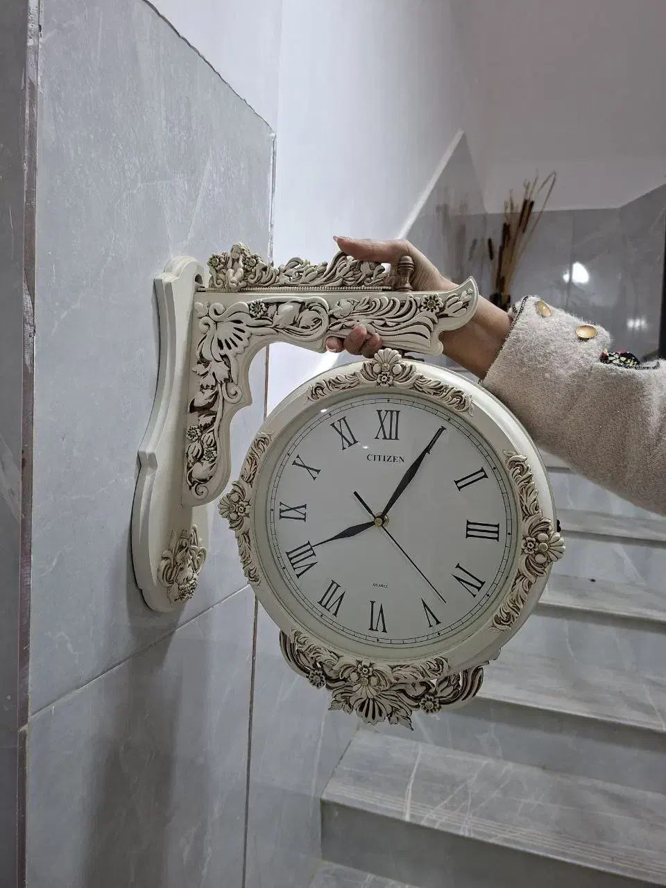 ساعت دیواری دو طرف ساعت|ساعت دیواری و تزئینی|مریوان, |دیوار