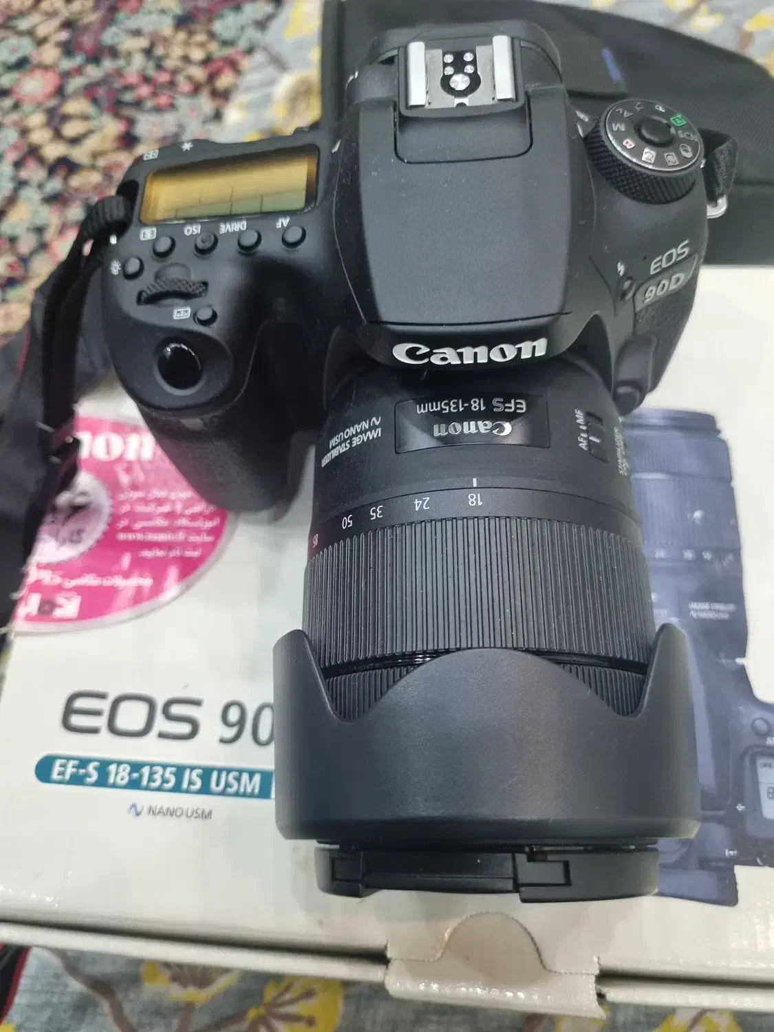 دوربین canon 90d با لنز 18.135|دوربین عکاسی و فیلم‌برداری|کرمان, |دیوار